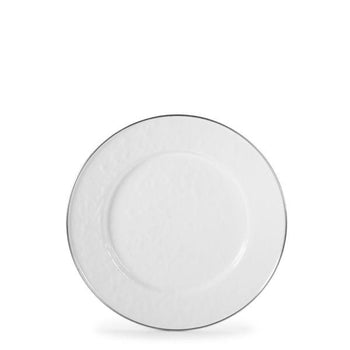 Golden Rabbit Solid White Sandwich Plate